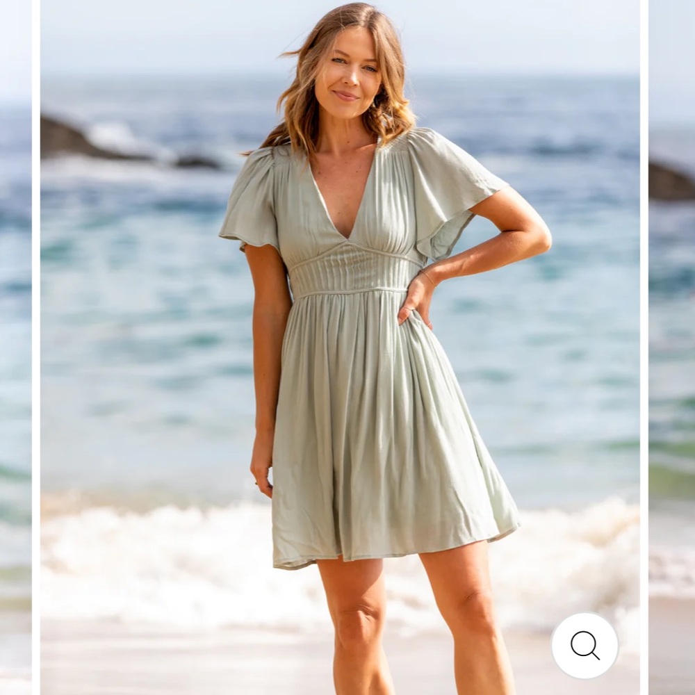 Sage colored dress